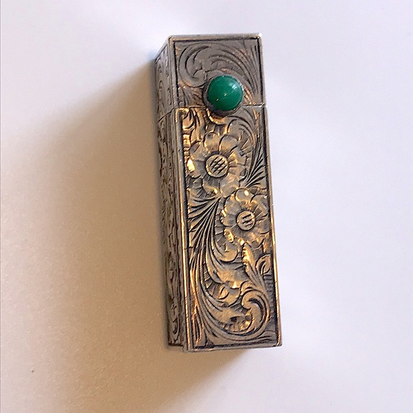 Accessories - Vintage Sterling Silver Lipstick Case w/Mirror